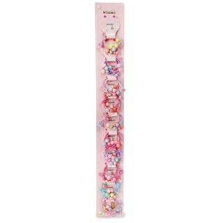 Coleteros Chicos Delgados Con Perlas De Colores Tornasol En Blíster 10 Piezas 45 Cm | M143#1A-2