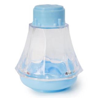 Salero Chico De plástico Transparente Prisma Líneas Con Tapa Azul 6.5 Cm | RP