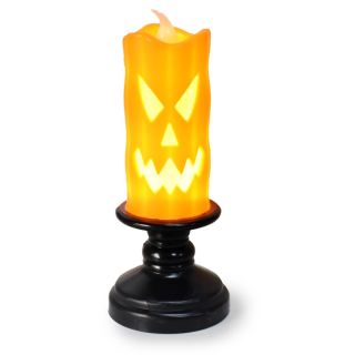 Vela Mágica Grande Con Grabado De Calavera Con Luz Led Dos Colores De 13 Cm | TG-3596G-6