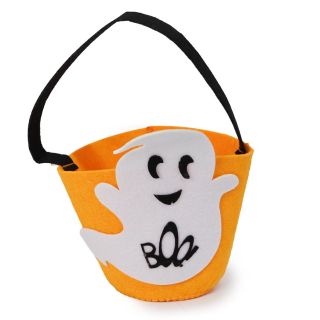Bolsa Halloween De Fieltro Para Pedir Calaverita En Varios Colores Con Figura 11.5 Cm | TG-0601-1