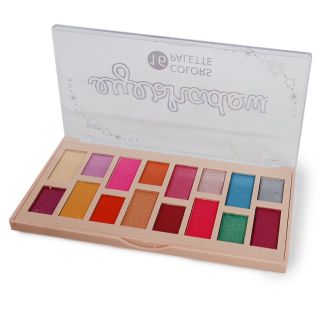 Sombra Para Ojos Con 16 Tonos Con Brillos En Estuche Rectangular Estrellas 17.5 Cm | HU-HY2053