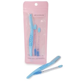 Perfiladores Y Aplicadores Para Sombra Con Cepillo Varios Colores En Bolsa Rosa 18.5 Cm | G195-26H-168