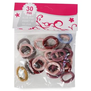 Donas Ligas Licra Elásticas Mini En Colores Oscuros Mate En Blíster 13 Cm | WMD0004