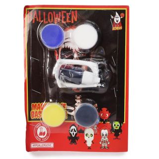 Maquillaje Para Halloween En Blíster Con 4 Colores Colmillos Y Sangre Falsa 21 Cm | LS