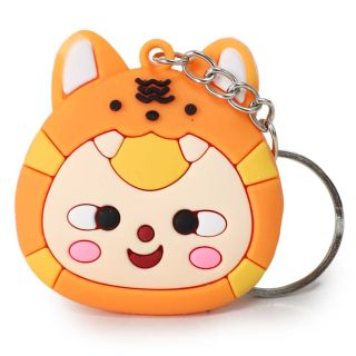 Llavero Mediano De Silicón En Forma De Carita Muñecos Con Espejo Colores 5.5 Cm | 3915