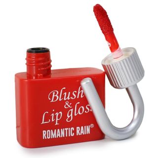 Lip Gloss Y Rubor Con Aroma En Envase De Candado Larga Duración ROMANTIC RAIN 6 Cm | KUN-3875