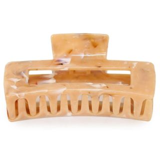 Pinza Grande De Plástico Rectangular De En Colores Marmoladas 10.5 Cm | XH7277