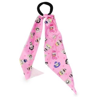 Dona Licra Grande En Color Negro Con Moño Listones Estampado Bebes Poderosas 25 Cm | 25MK-G-90