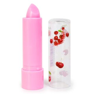Labial Stick Cremoso Con Aroma A Cerezas Cherry Mágico Envase Rosa 7.3 Cm | 25MK-G-58