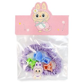 Pinzas Mini De Plástico Figuras Y Dona Corrugada Chica Con Dije Muñeco 10 Cm | 25MK-G-43