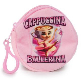 Monedero De Peluche Circular Estampado Tralaleros Con Cierre Y Arnes Colores 8.8 Cm | ZXQ04170