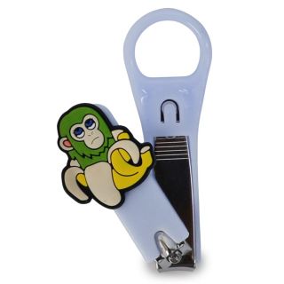 Cortaúñas De Metal Chico Con Funda Ovalada De Plástico Y Tralaleros De Goma 7.6 Cm | FA009