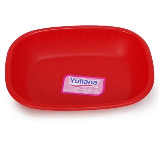 Plato De Plástico Cuadri Yuliana Rectangular Ovalado Mate Grabado Líneas De 15.2 x 11.2 Cm | MX-382C