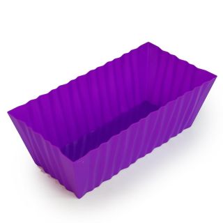 Base Para Fiesta De Plástico Mediana Rectangular Yuliana Ondulada Capacidad 1650 Ml | MX-530