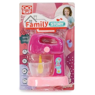 Batidora Infantil De Plástico Fricción En Color Rosa Con Recipiente 14 Cm | AB-00423