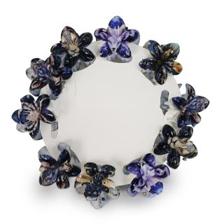 Pinzas Mini De Acrílico En Forma De Flor Hawaiana Estampadas Varios Modelos 10 Cm | XQ-21-897