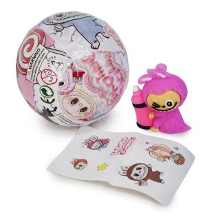 Esfera Con Juguete Sorpresa De Goma Y Sticker Varios Modelos De 7.2 Cm | Y-D605