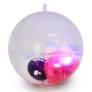 Pelota Rellena De Agua Grande Transparente Con Astronauta De Goma Y Luces Colores 6.5 Cm | Y-0163-10