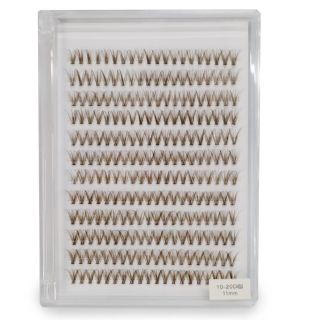 Pestañas Postizas Semi Sintéticas De Fantasía En Grupo Color Café En Estuche 14.3 Cm | XQ-21-901