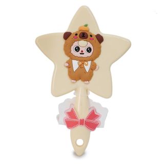 Espejo Grande En Forma De Estrella Mango Ovalado Y Muñeco De Goma Con Disfraz 21 Cm | 25MK-H-30