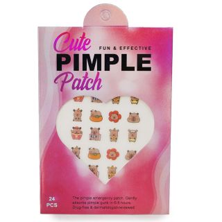 Parches Faciales Anti Acné Hidratantes Y Absorbentes En Forma De Capibaras 13.5 Cm | 25MK-I-78