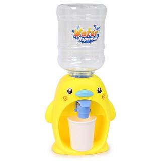 Despachador De Agua Mini En Base De Pingüino Amarillo Envase Transparente 18 Cm | FLA-1398