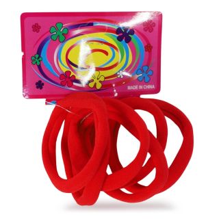 Donas Ligas Licra Medianas En Colores Escolares Cartón 6 Donas De 6.5 Cm | XH5093