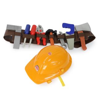 Herramientas Y Casco De Plástico Para Construcción Didáctico De Colores 65 Cm | LO-003728