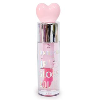 Lip Gloss Brillo Labial Humectante Con Aroma Romantic Rain Tapa corazón 9.5 Cm | SC25-K54