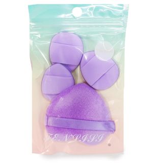 Esponjas Para Maquillaje En Forma De Corazón Y Gotas Con Listón Colores 15 Cm | SC2-B54