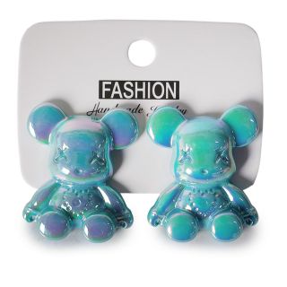 Aretes De Acrílico Figuras En Colores tornasol Chicos Con Una Medida De 3.2 Cm | SC25-A64