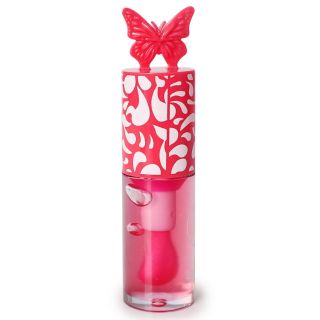Lip Gloss Brillo Labial Humectante Butterfly Con Aroma Envase Transparente Tapa Mariposa 9.3 Cm | R3012
