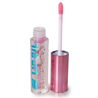 Lip Gloss Brillo Labial Con Aceite Hidratante Y Brillos Morados Tapa Rosa Metalizada 11 Cm | HL6024