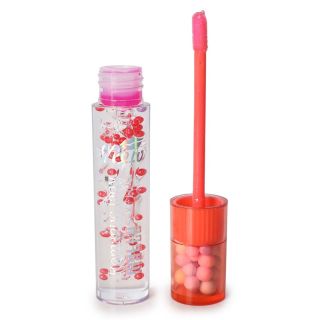 Lip Gloss Brillo Labial Romantic Lady Hidratante Con Aroma Y Bolitas De Colores 10.4 Cm | JY8068