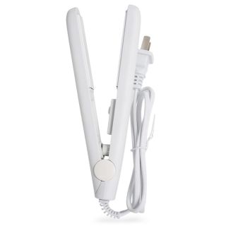 Plancha Mini De Cerámica Y Mango De Plástico En Color Blanco Eléctrica 16.5 Cm | HU-G10