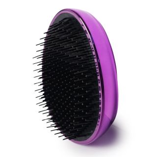 Cepillo De Plástico Compacto Ovalado En Forma De Huevo Colores Metalizados 9 Cm | XQ-22-912