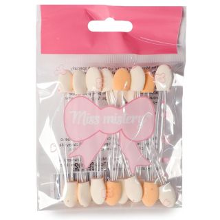 Aplicadores Dobles Con Mango De Plástico Chicos Y Puntas Suaves Para Sombras 7.5 Cm | XQ-22-929