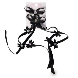 Picos Garza De Metal Con Moños Y Listones Con Piedras Varios Colores De 10 Cm | XQ-22-919