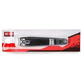 Cortaúñas Grande De Metal Plateado Beituo Con Lima ovalado De 8 Cm | G234-10F-81