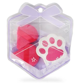 Aplicadores Para Maquillaje De Esponja Suave Gota Y Huella Con Listón Colores 13 Cm | G195-24H-206