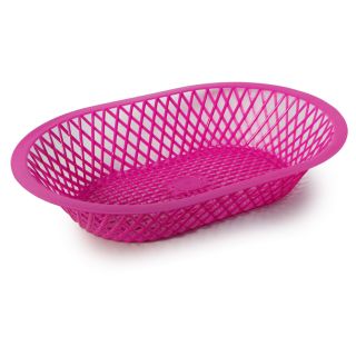 Panera Grande De Plástico Doriplas Rectangular Perforada Rombos Varios Colores 32 x 22 x 6 Cm | RP