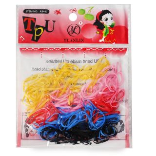 Ligas Gruesas Elásticas De Colores Intensos TPU En Bolsa Rosa Yuan Lin Muñeca 17 Cm | Y-36