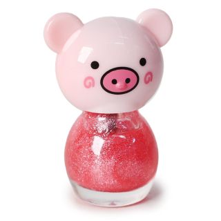 Barniz Esmalte Para Uñas Chico Envase Ovalado Tapa Esfera Animales Colores 5 Cm | XC019-24