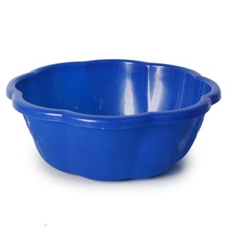 Palangana Mediana 03 De Plástico Mate De Flor Ovalada Grabada Flores Pájaros 20.5 x 7.9 Cm | JR-03 FMV