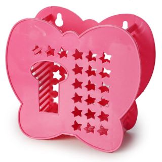 Porta Cubiertos De Plástico En Forma De Mariposa Ovalada Perforada Estrellas 16.4 x 15 x 7.3 Cm | GM-226 FMV