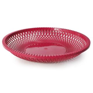 Panera De Plástico Jumbo Circular Ovalada Perforada Red Espiral Ondulada 30 x 4.2 Cm | GM-254 FMV