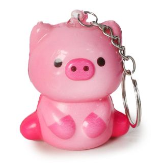 Llavero Chico De Metal Con Muñeco Squeeze Animales De Colores Con Aroma 6 Cm | XQ-28-1226