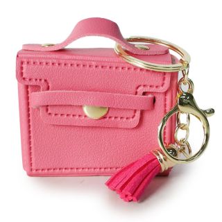 Llavero De Metal Arnés Con Monedero De Vinil Con Broche Varios Colores 6 Cm | XQ-30-1321