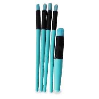 Brochas Mini Para Maquillaje Cerdas Suaves Y Mango De Plástico Bicolor 12 Cm | CY25-YY07