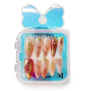 Uñas Postizas Senlorant Varios Modelos Con Figuras De Acrílico En Estuche Moño 7.5 Cm | MC25-SN012